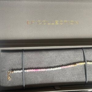 NIB EF COLLECTION OMBRÉ SAPPHIRE BIRTHSTONE BEAD BRACELET!